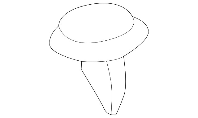 Genuine BMW Windshield Pillar Trim Rivet 11-11-9-157-037