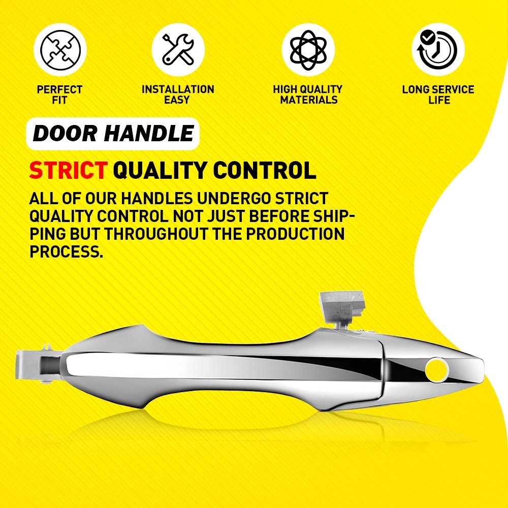 Left Right Side External Exterior Door Pull Handle for 2007-2013 Acura MDX Base