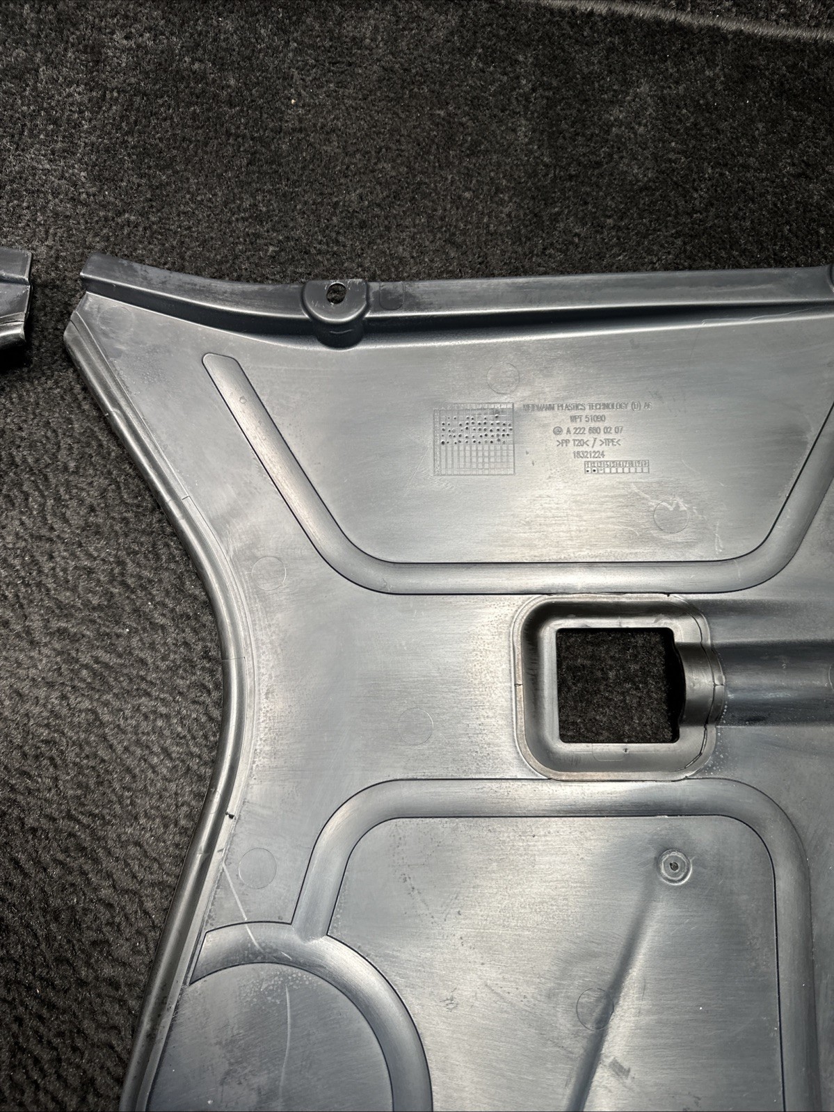 2014-2020 Mercedes S550 S63 Engine Compartment Cover Set OEM 2226800207