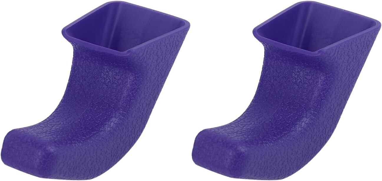 2pcs Front Bumper Tow Hook Cover Trim For Jeep Wrangler JK JL JT 2007-23 Purple