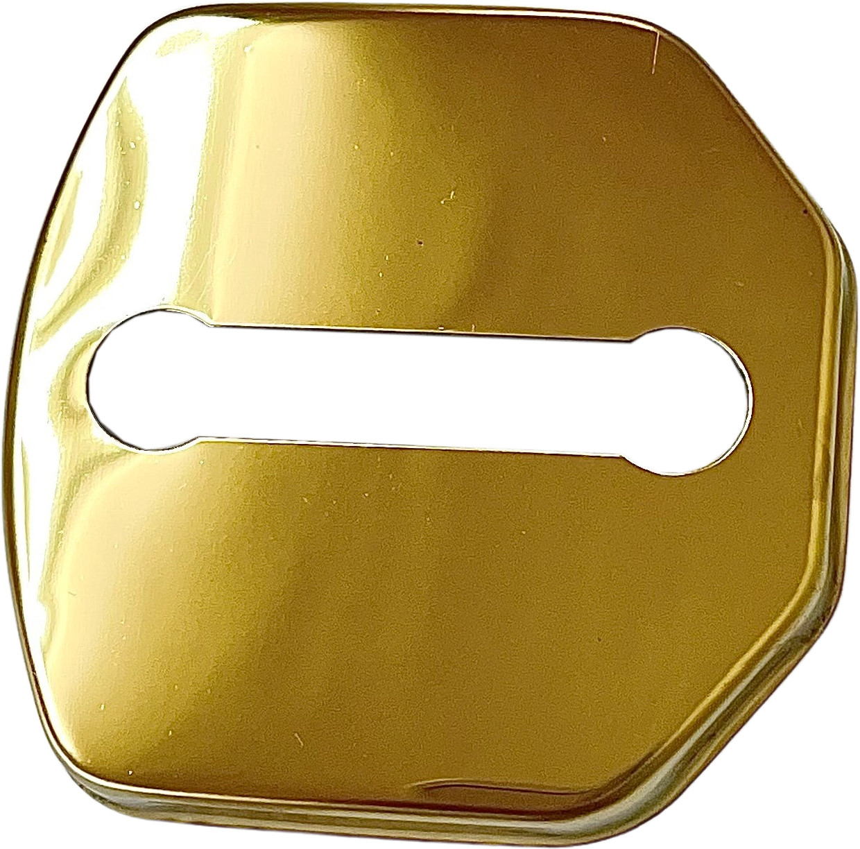4X Polished Gold Stainless Door Latch Striker Cover Fits 15-19 MKC