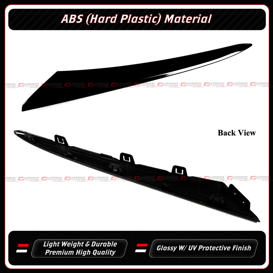 For 22-24 Civic Si & Hatchback VS Gloss Black Front Upper + Type-R Lower Grille