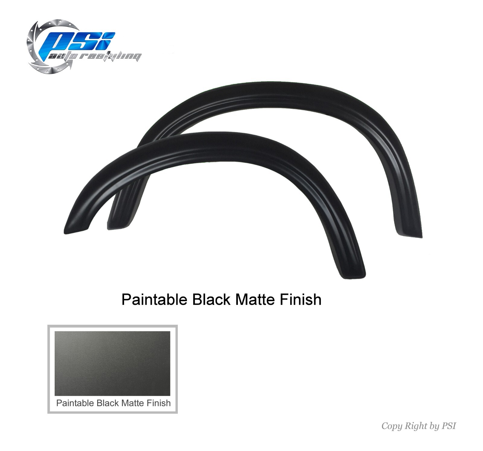 Rugged Fender Flares Fits Ford F-150 F-250 Bronco 92-96 F-350 92-97 Paintable