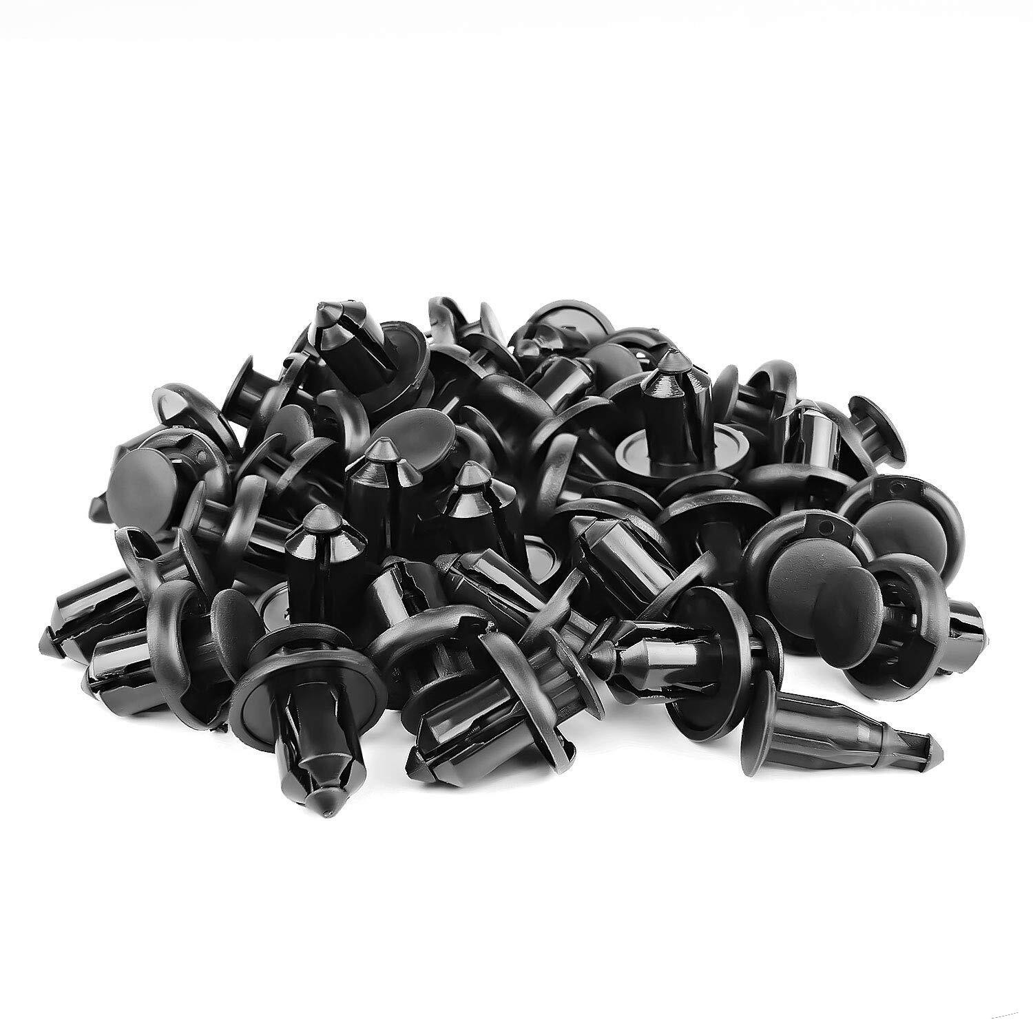 100PCS Bumper Fender Clip Retainer Fastener Rivet Screw For Subaru