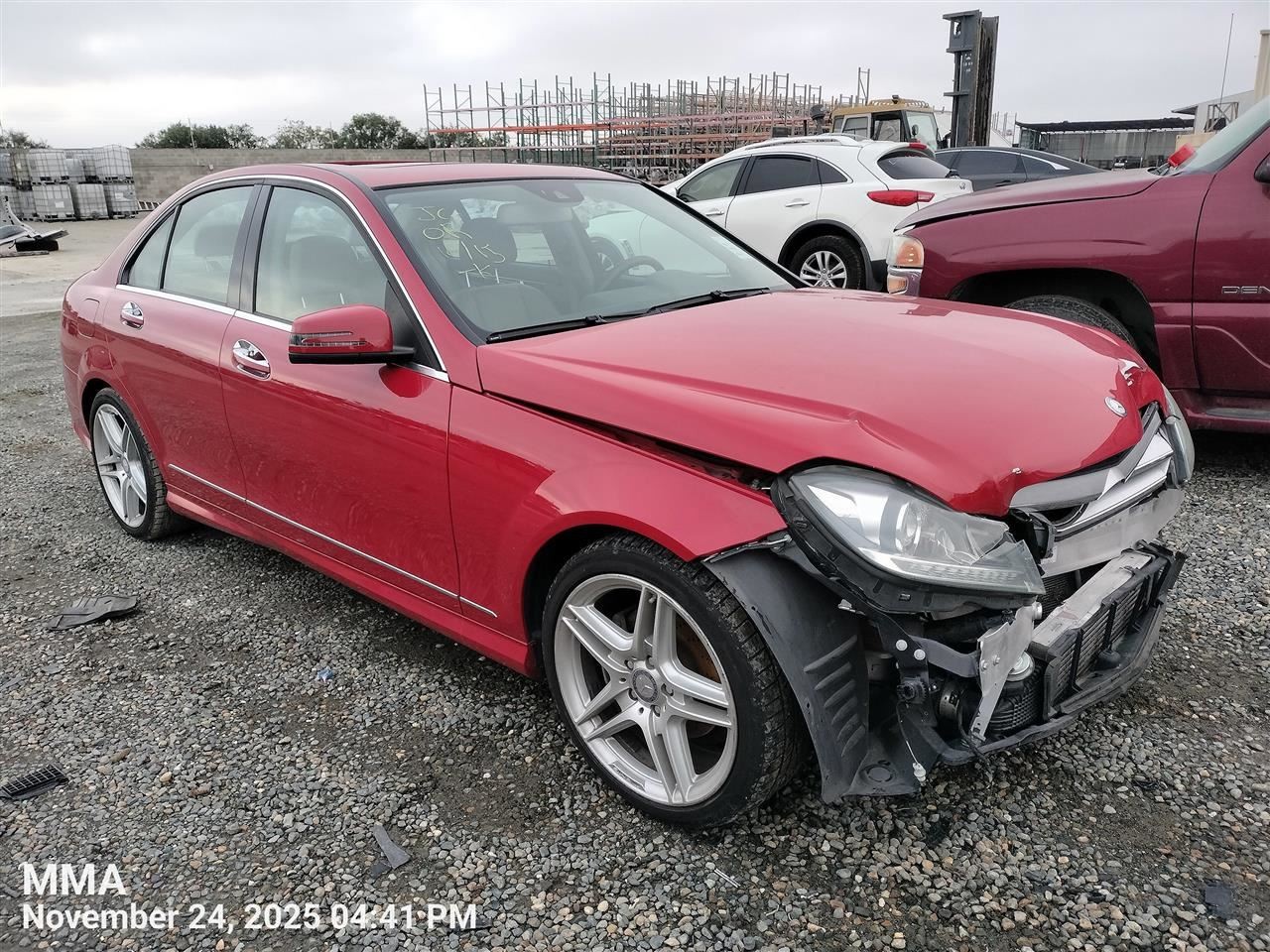 LEFT REAR DOOR MOULDING OEM 2010 MERCEDES-BENZ C250 204 730 01 80