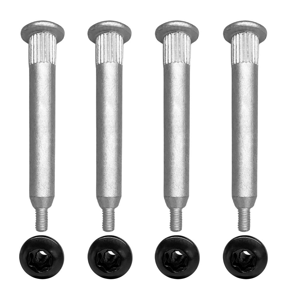 Door Hinge Pins & Pin Bushing Nuts Bolts Kit Metal For Jeep Wrangler 2007-18