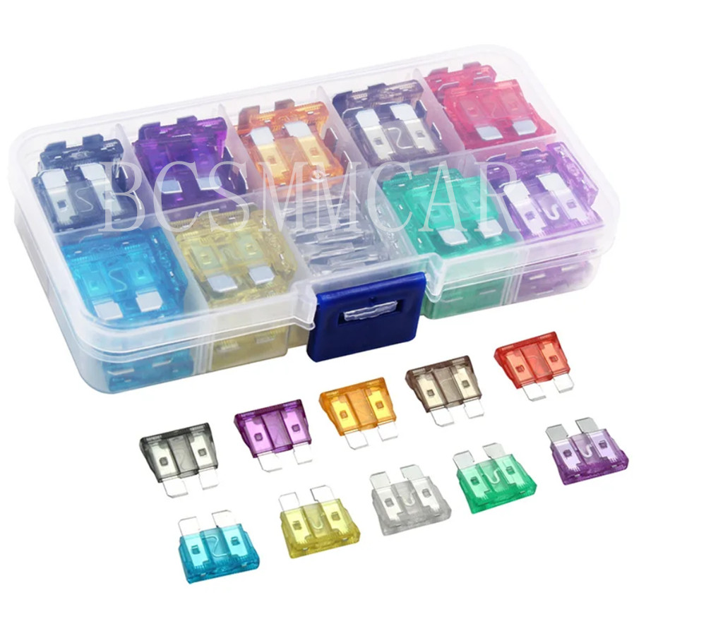 Micro Car Fuse Assortment Assorted Kit Blade Set 50Pcs For Truck Car Accessories
