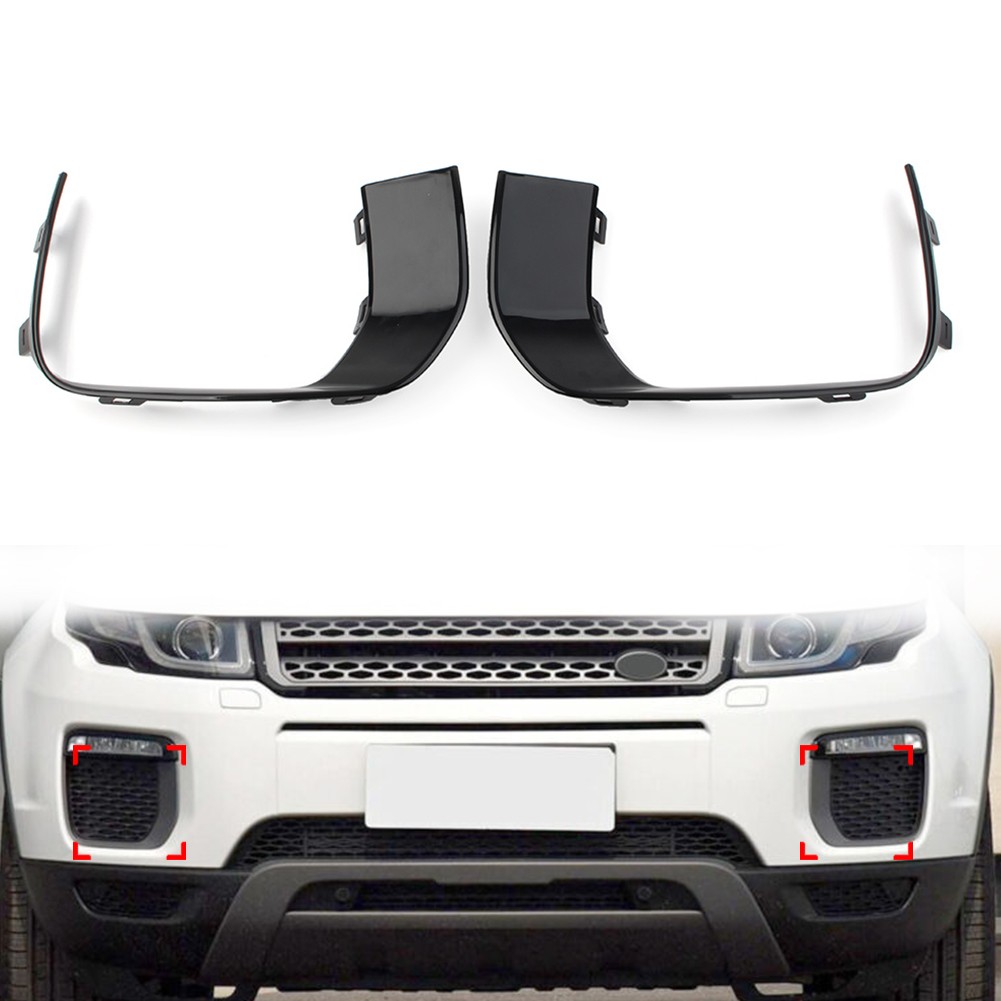 2 X Front Bumper Fog Light Trim For Land Rover Range Rover Evoque L538 2016-19