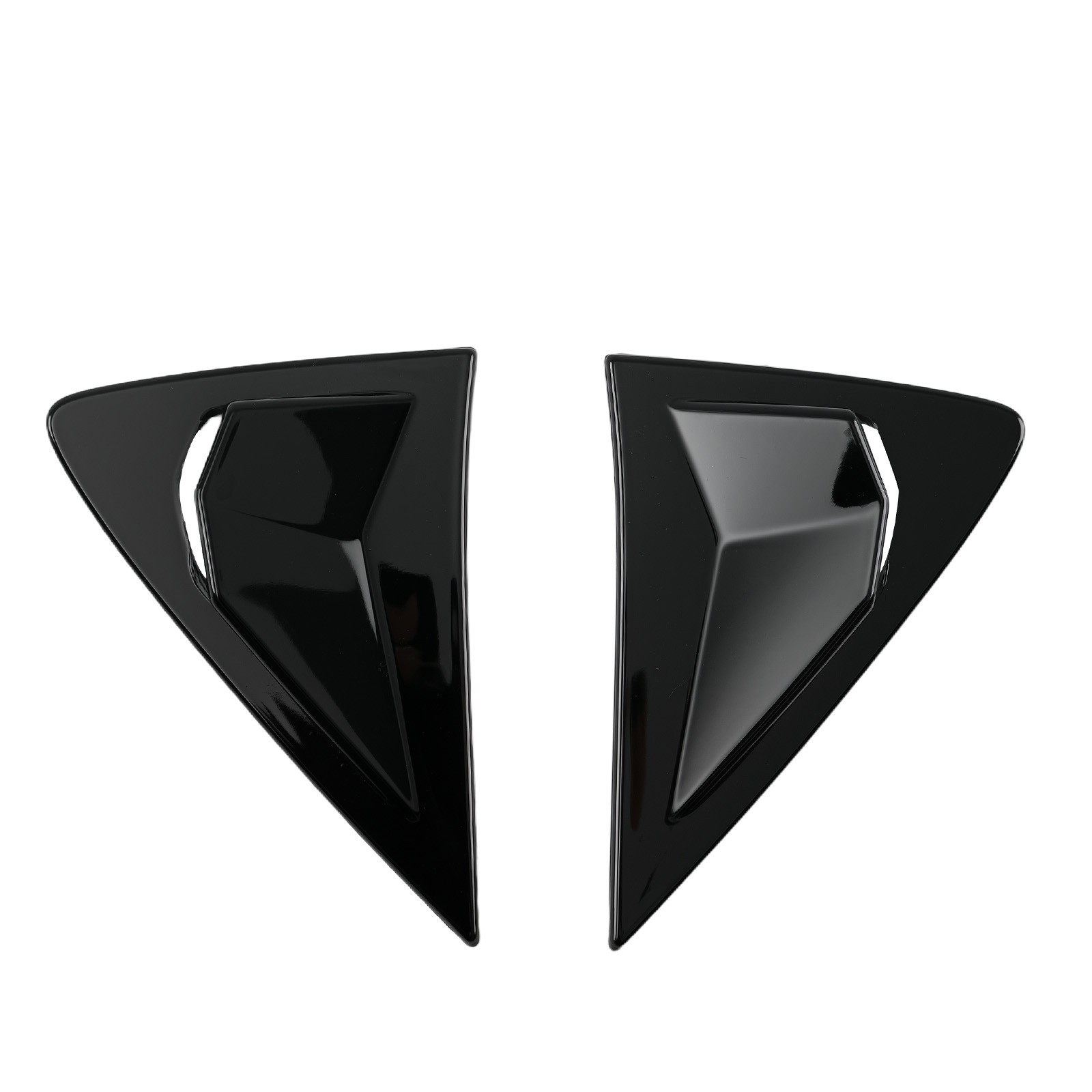 Black ABS Side Window Louvers for Toyota Camry 2025+ Gloss Painted Finish