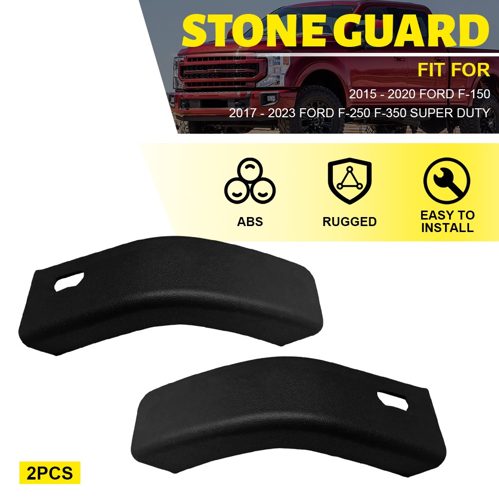2PCS Right Left Stone Guard Fit For 2017-2023 Ford F-250 F-350 Super Duty