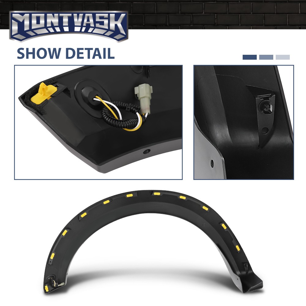 Fit For 2017-2020 Ford F-150 Raptor Front Right Side Fender Wheel Arch Molding