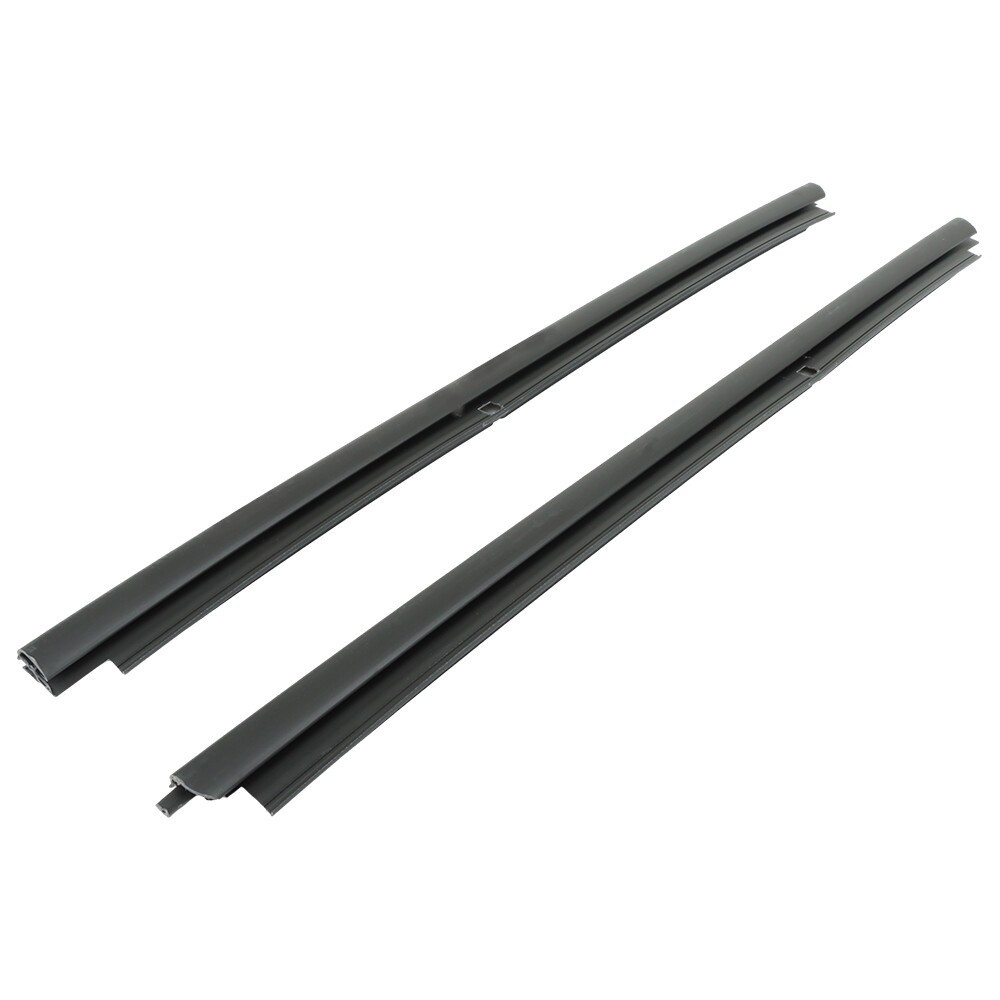 Set Front Outer Door Window Belt Weatherstrip For 1999-2007 GMC Silverado Sierra
