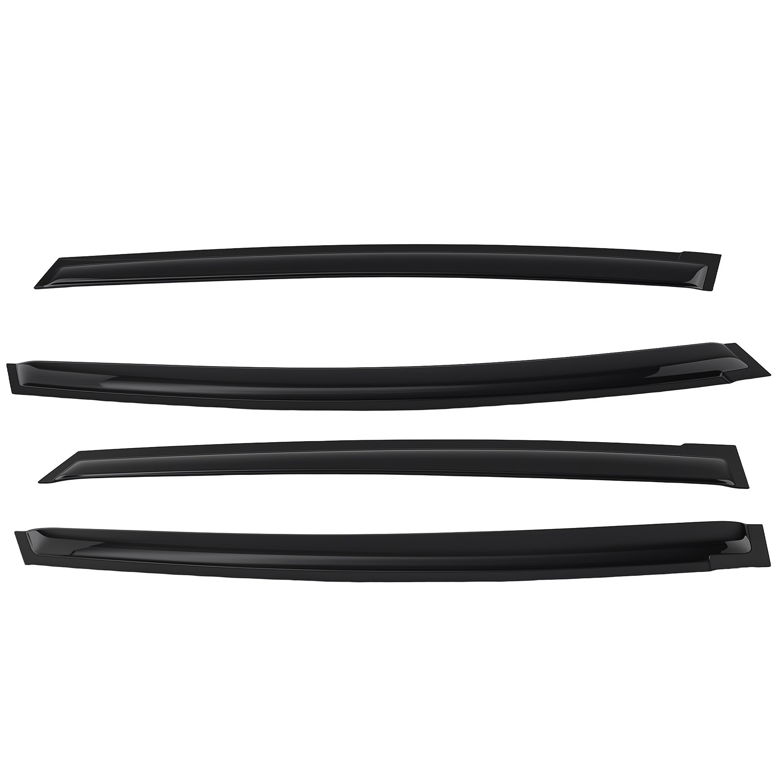 Window Rain Guards Visor for Toyota Prius 04-09 Wind Deflectors 2.5mm 4Pcs