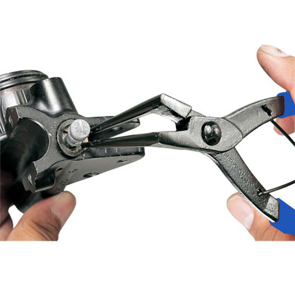 Car Cylinder Snap Ring Plier Big Internal Bent Nose 90° Jaw Retainer C Clip Tool