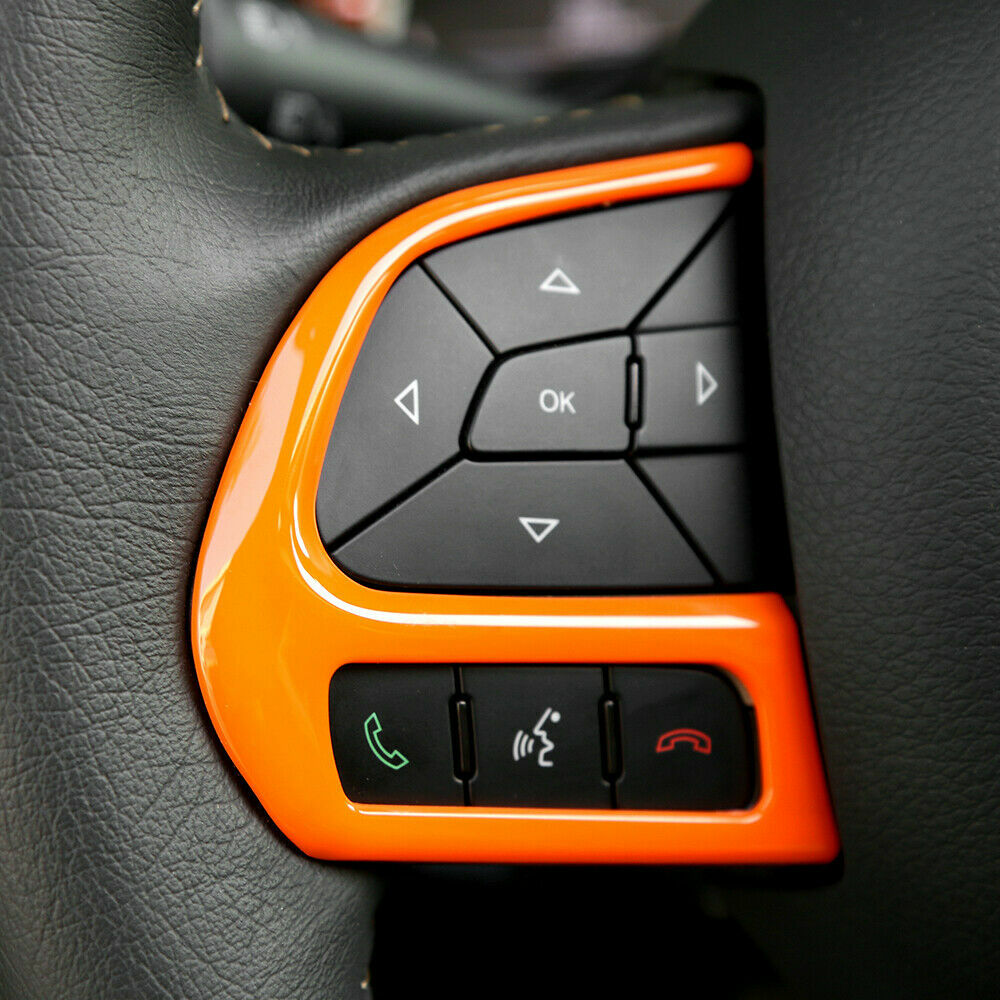 Steering Wheel Cover Trim for Jeep Renegade 2015+ & Compass 2017+ Accessories