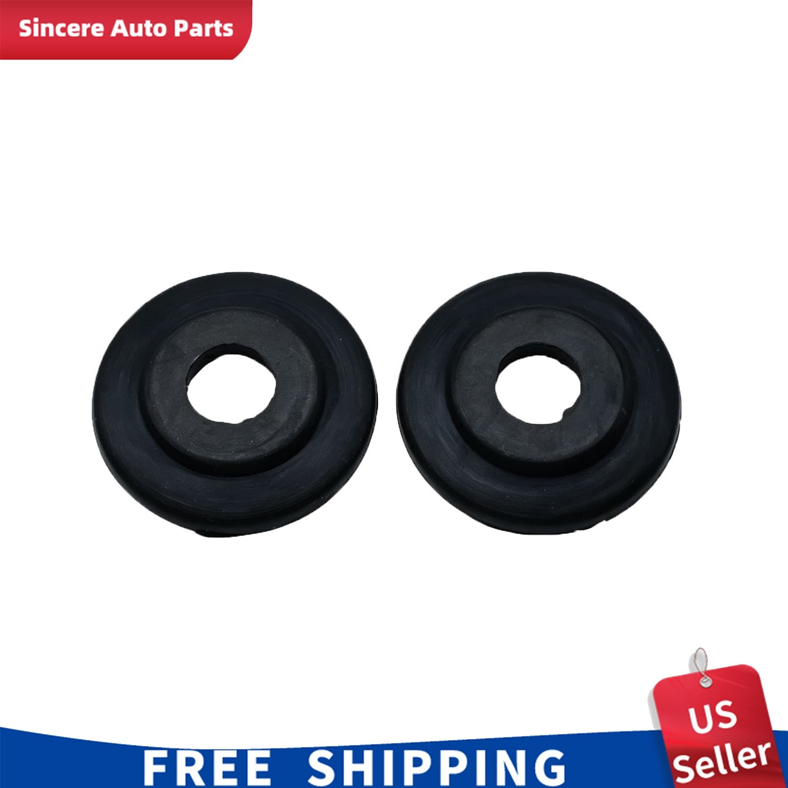 3Pc Hood Footman Loop And Windshield Bump Stop Set For Jeep Wrangler JK 1997-18