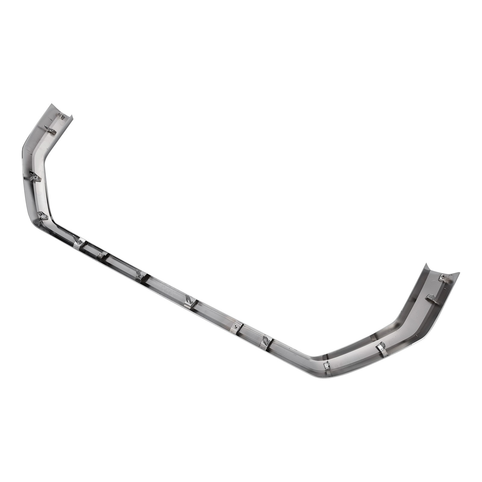 Sliver Front Bumper Grille Trim Molding Surround For 2022-2024 Toyota Tundra