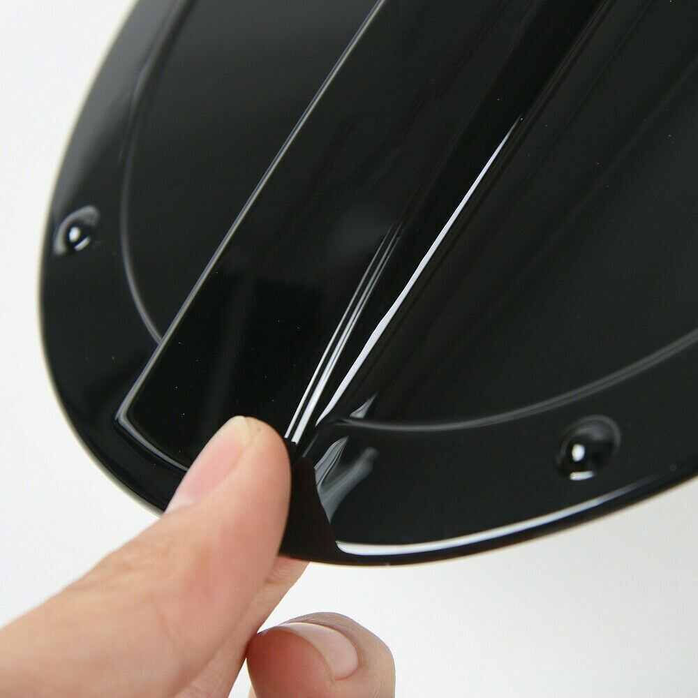 Exterior Gas Cap Fuel Filler Door Cover Trim Black for Ford Mustang 2015-2023