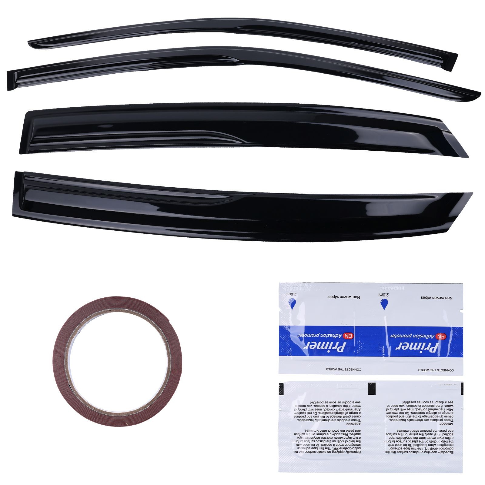 For 2023-2025 Acura Integra JDM Mugen Style Window Visors Rain Guards Deflector