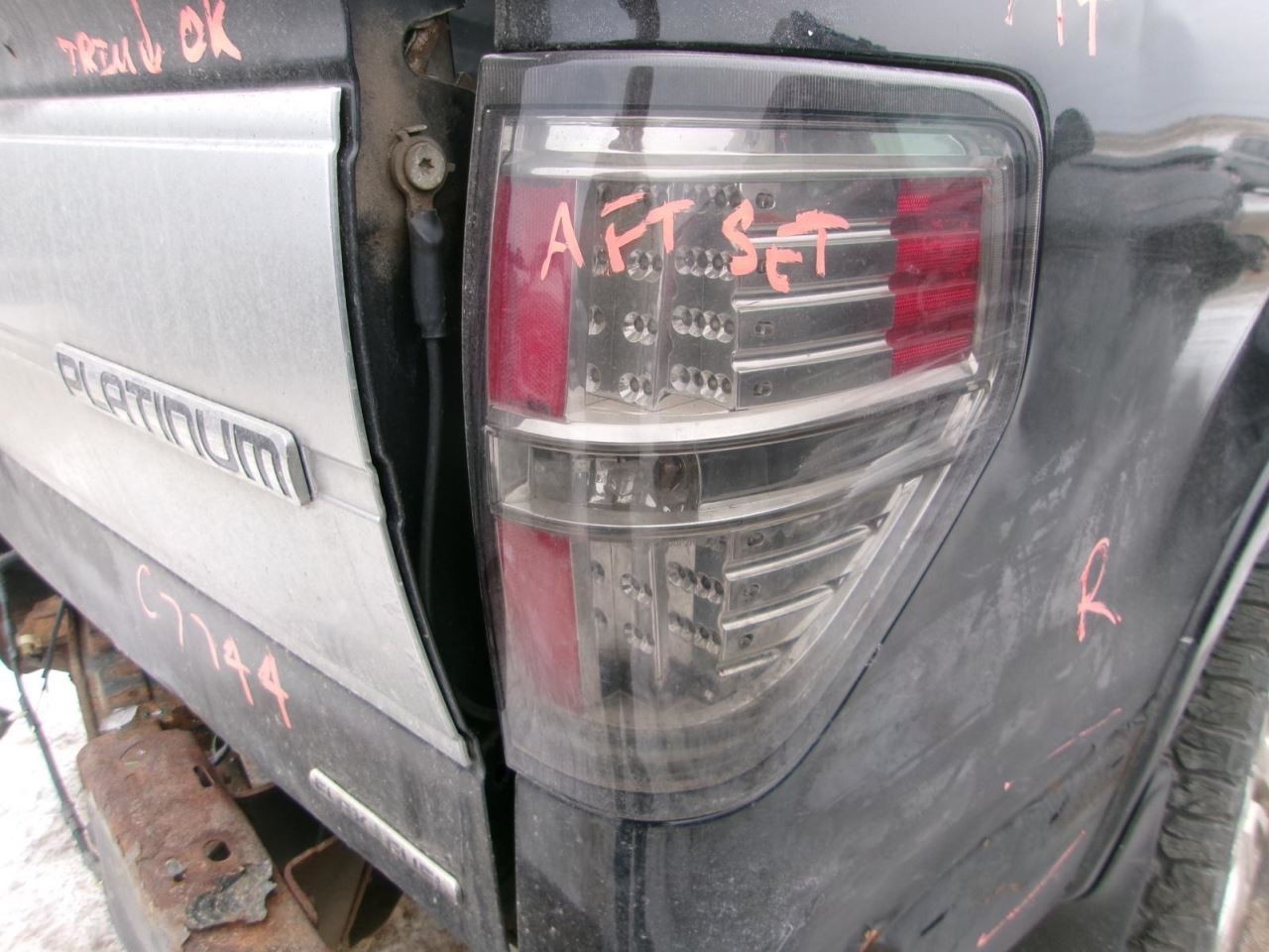Tail Finish Panel Platinum Package Fits 09-14 FORD F150 PICKUP 2229085