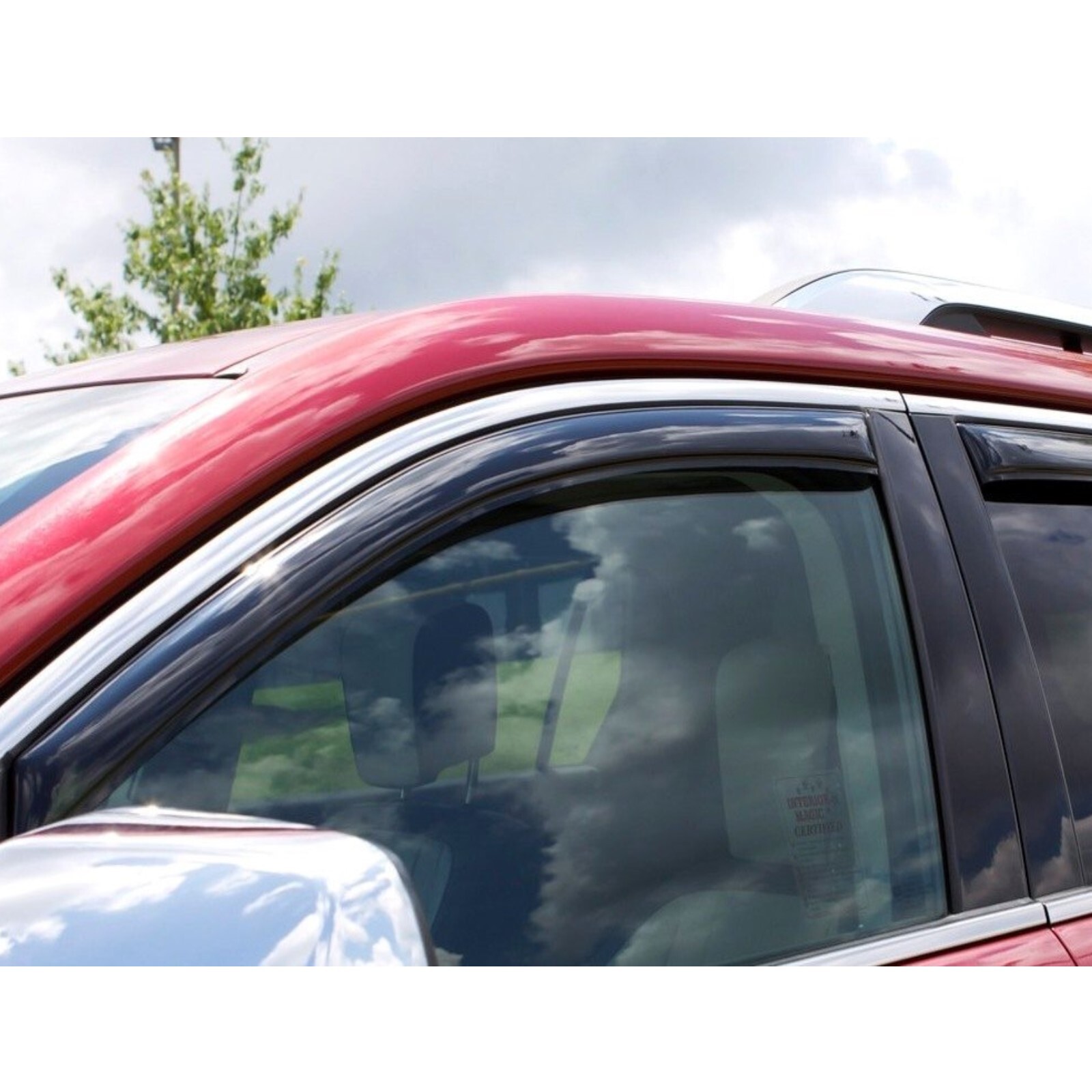 AVS Front & Rear In-Channel Smoke Window Ventvisors for Expedition Navigator
