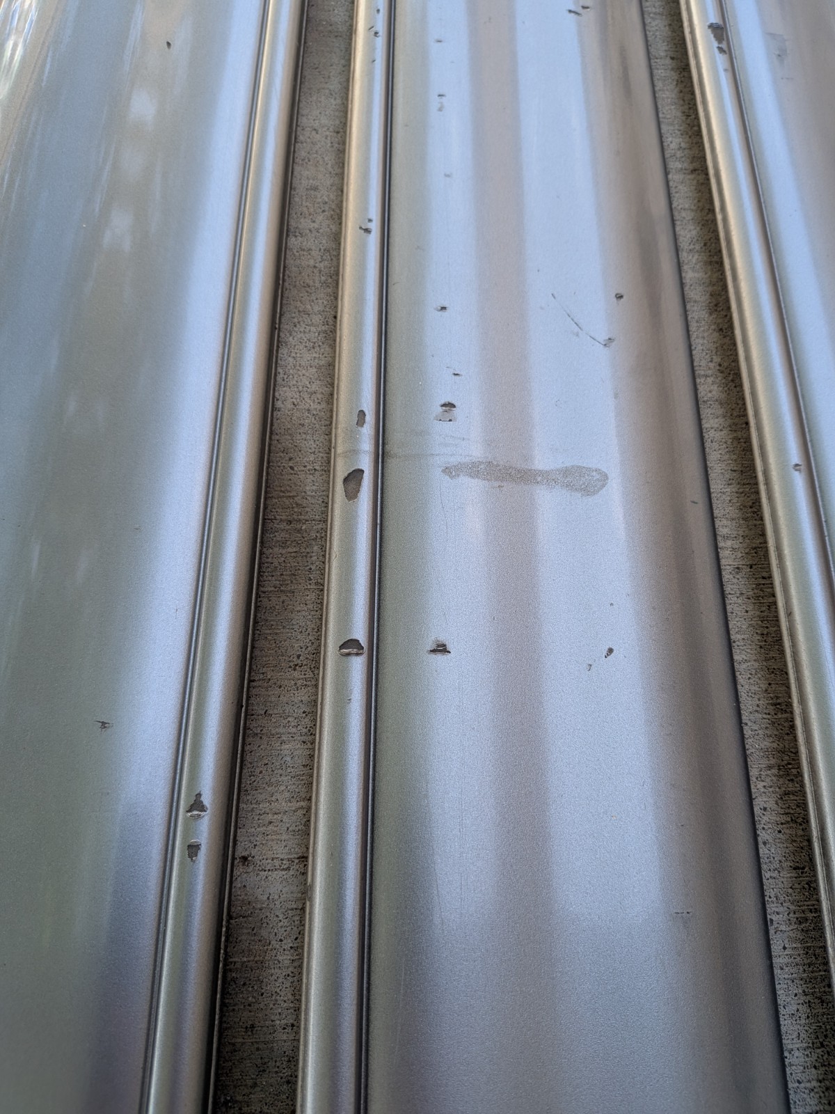 01-07 Toyota Sequoia Door Body Side Molding Full Set 4pc Silver 1D6 OEM