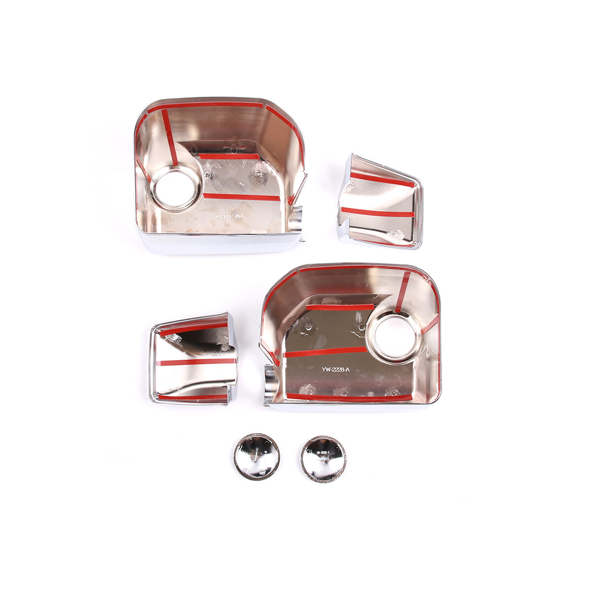 Chrome Door Handles Mirror Caps Tailgate Cover Kit For FJ Cruiser 2007-21 US