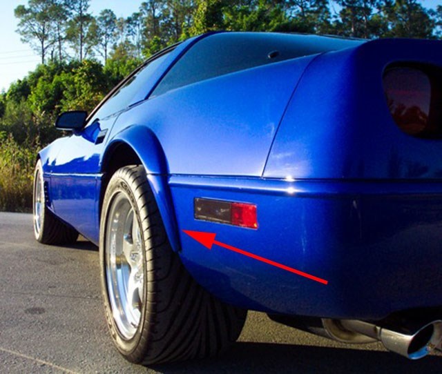 1984 -1996 C4 Grand Sport Corvette Export Fender Flare *Extensions* – Ships FREE