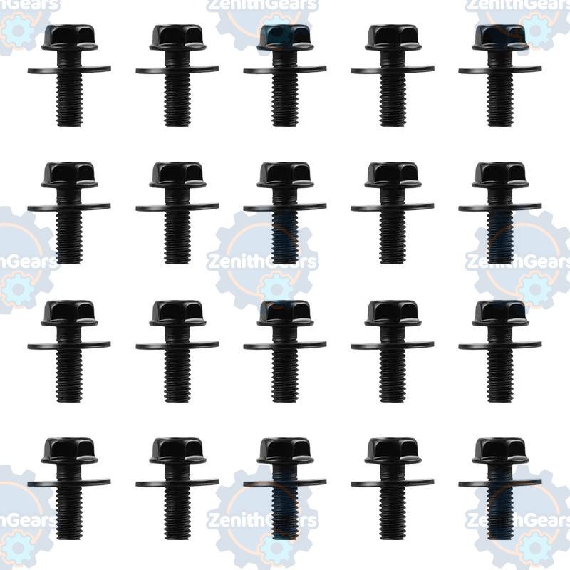 20X Bolts Body Hood Fender Bumper Screws Clips Retainer For Honda Civic Accord
