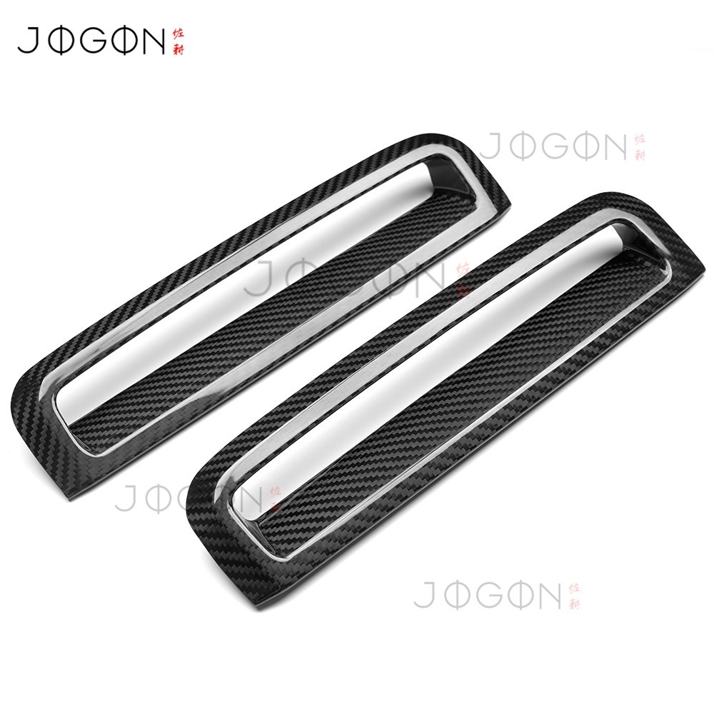 For BMW G26 i4 M440i Gran Coupe Carbon Front Fog Light Grille Side Vent Cover