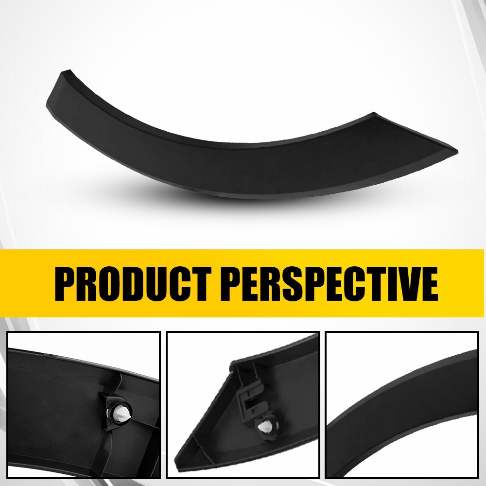 For Transit 2015-2024 Ford Left Driver Side Black Door Fender Flare Molding Trim