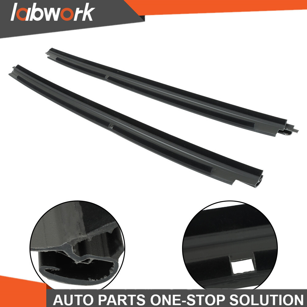 Labwork Front Outer Window Sweep Seals Pair For 99-06 Silverado/Sierra 1500 2pcs