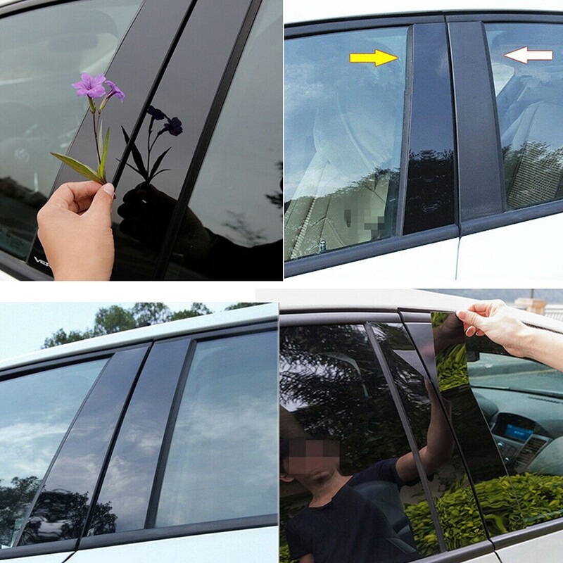 Pillar Posts Door Window Door Side Cover Trim Kit For Hyundai Elantra 2021-2025