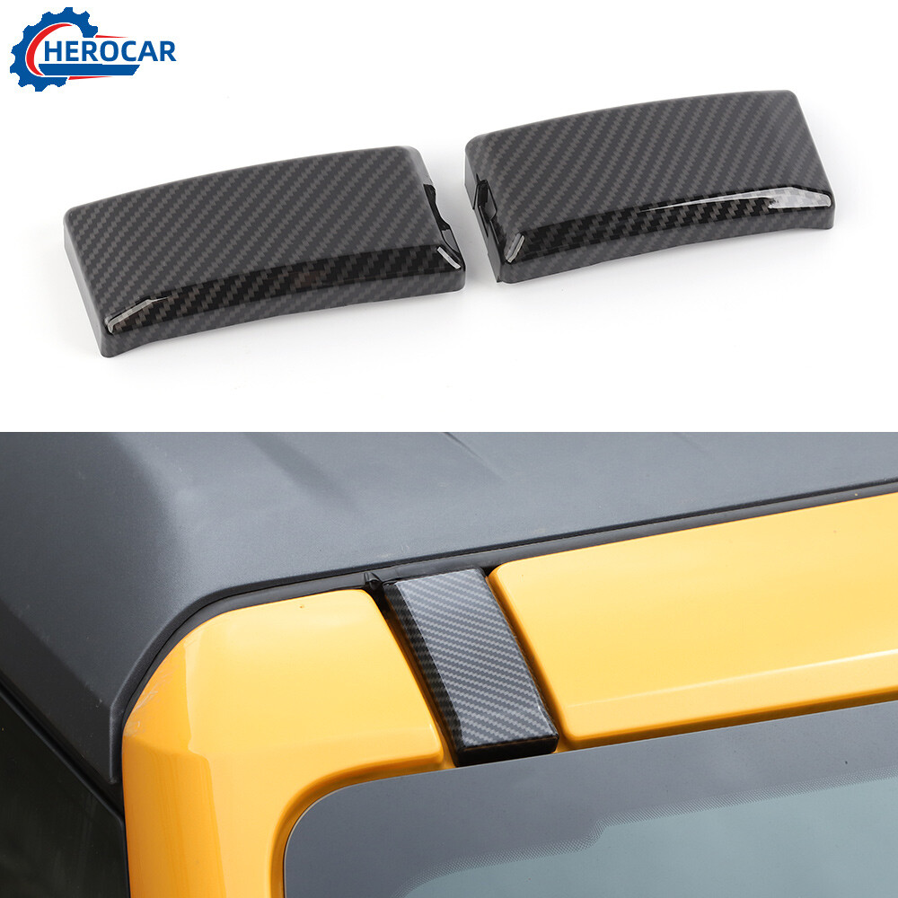 2Pcs Replacement / Decorative Front Roof Screw Panel Cover For Ford Bronco 21-25
