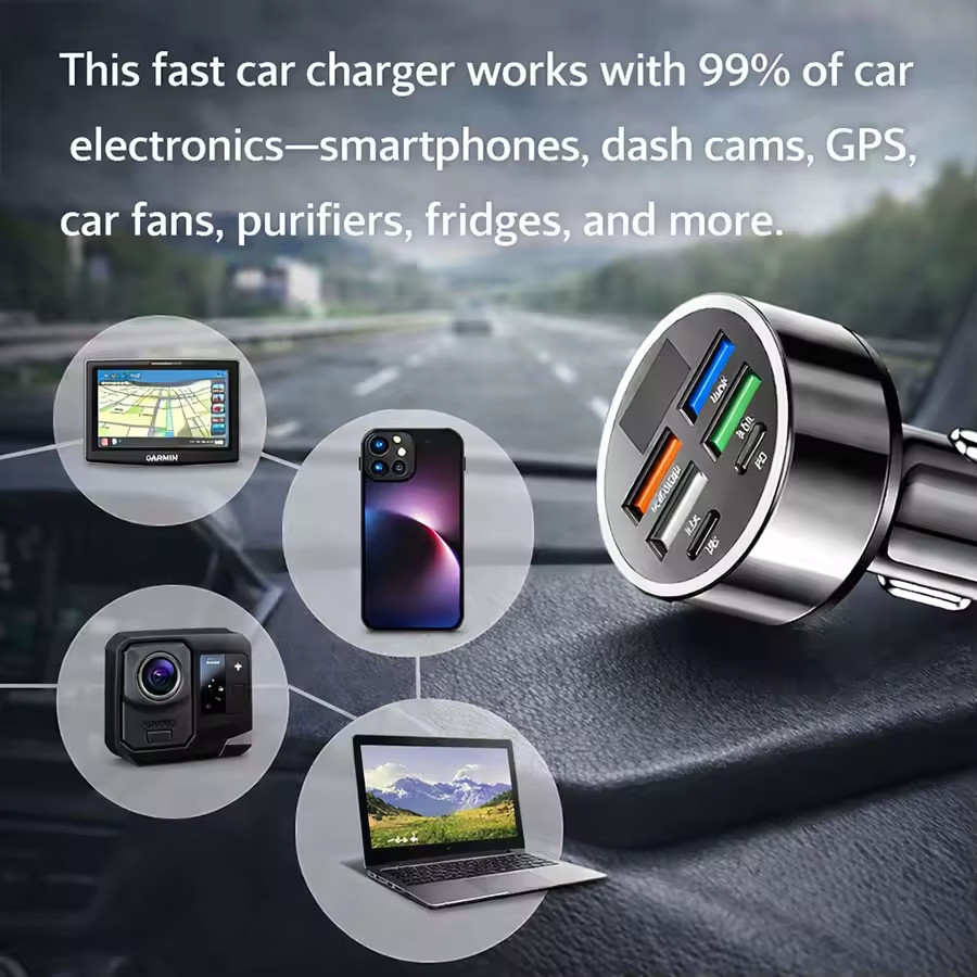Olalaclayco Universal Car Accessories Interior & Exterior Essential Kit – Multi-