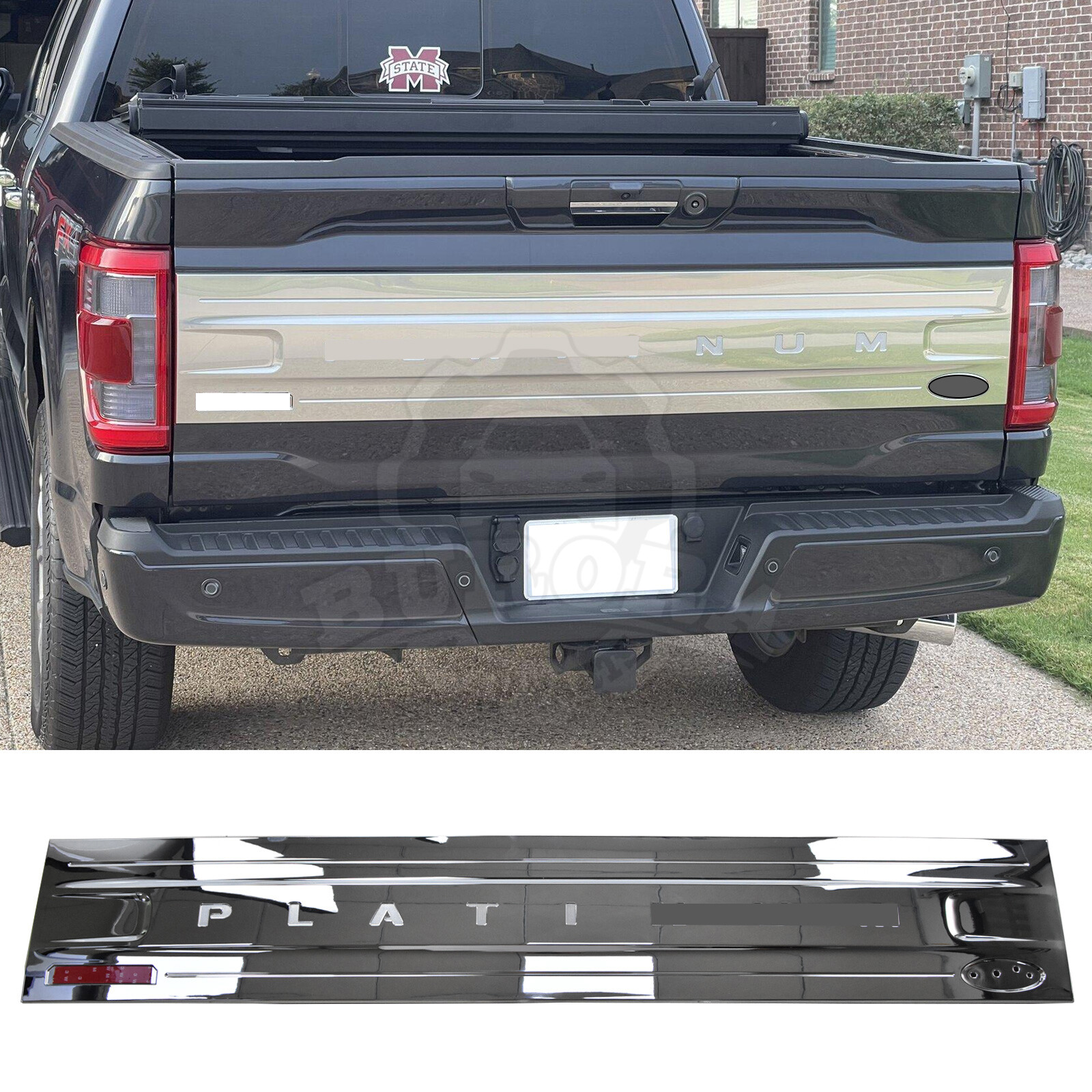 For 2021-2023 FORD F150 PLATINUM Chrome Tailgate Panel Applique ML3Z99425A34 NEW