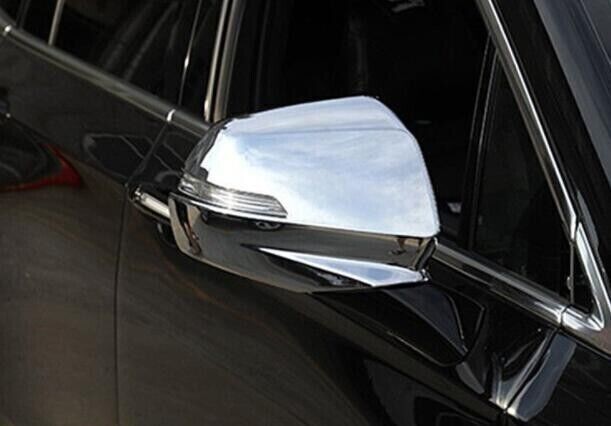 ABS Chrome Car Side Rearview Mirror Cover Trim 2PCS For Cadillac XT5 2017-2024