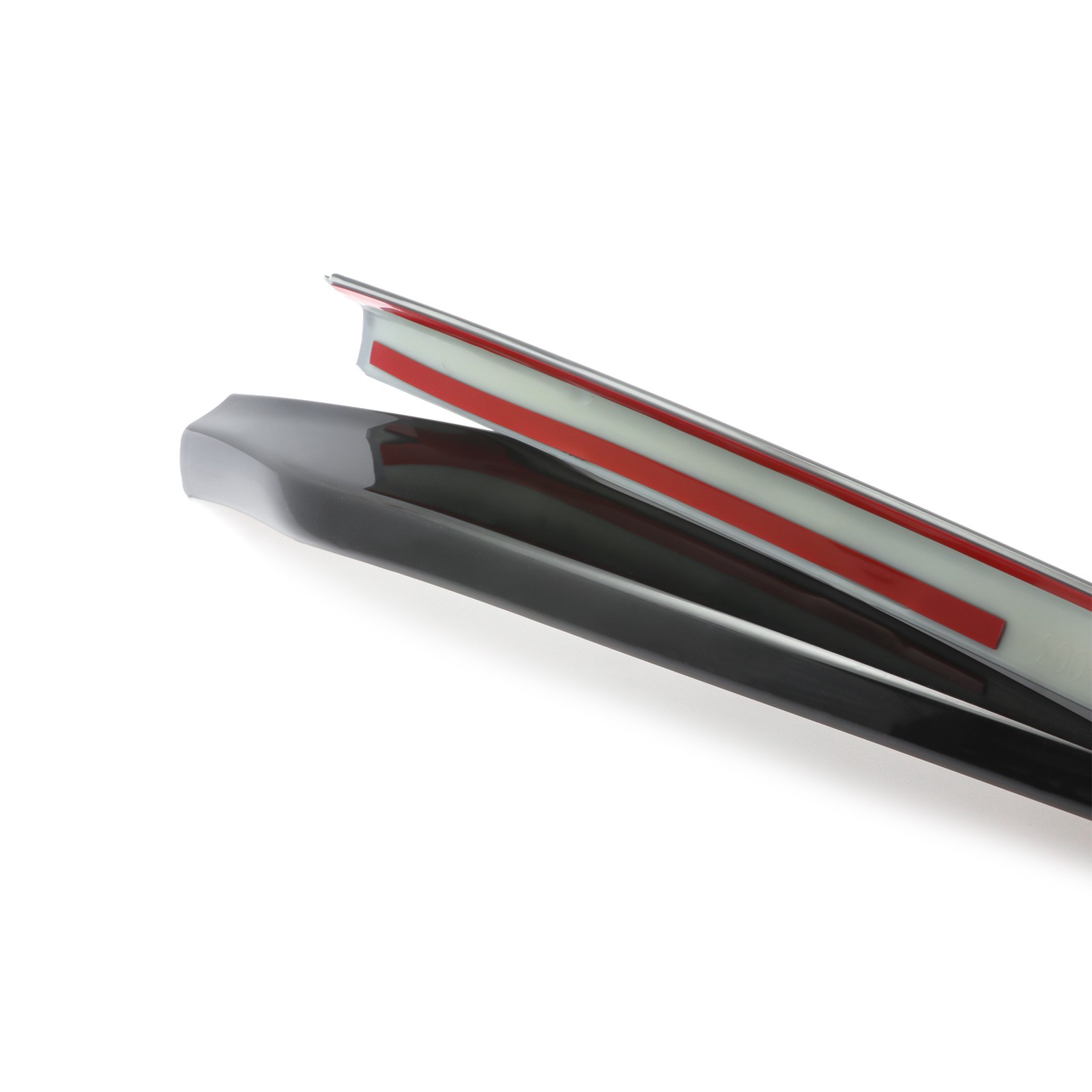 3pcs/Set Black Front Bumper Lip Chin Stripe Cover Trim for Honda Accord 2018-20