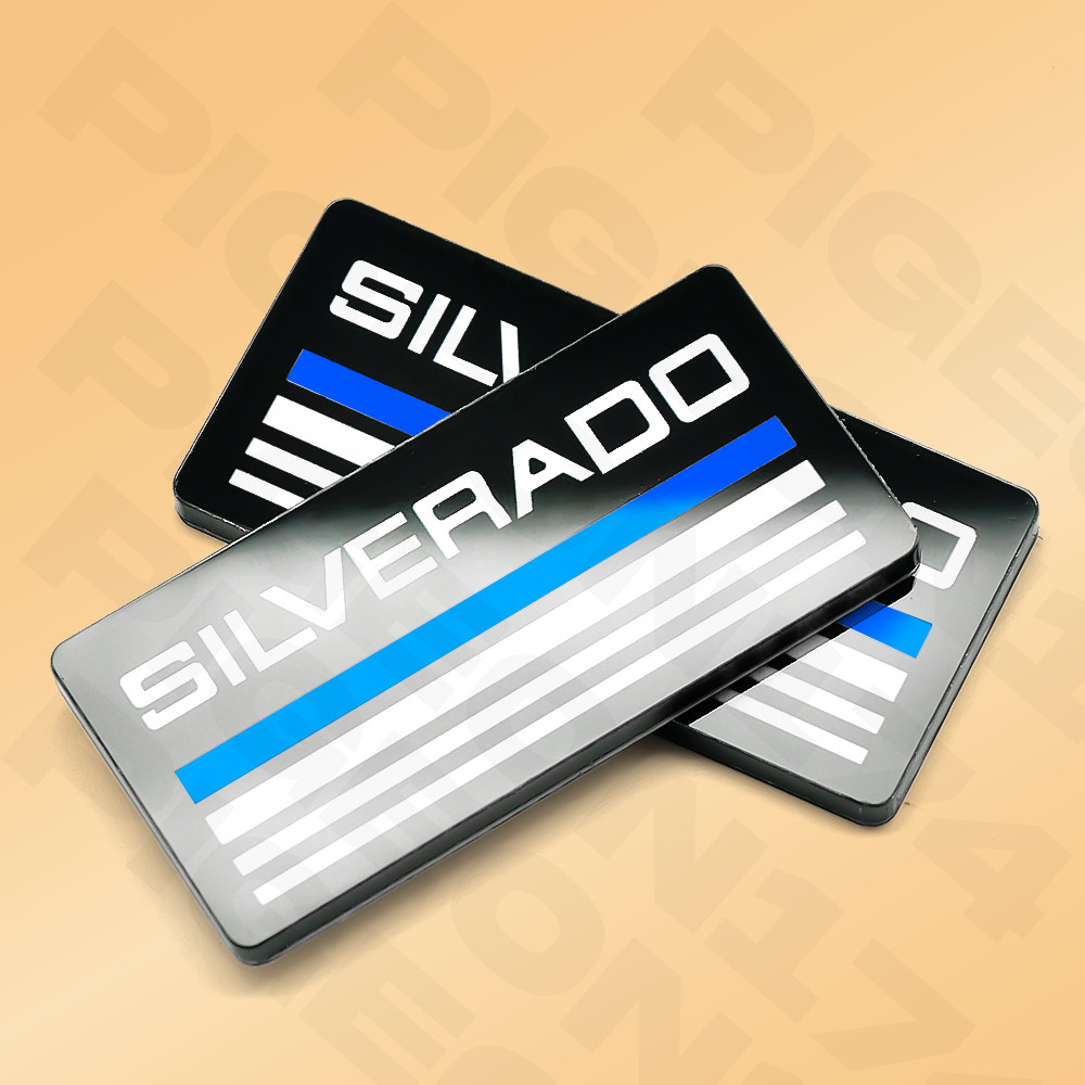 3D Side Roof Badge For Suburban Silverado Cab Plate Emblem Universal Multi-color