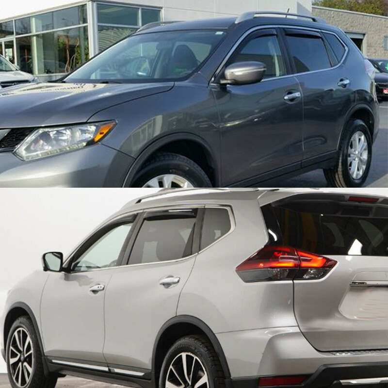 US IN-CHANNEL Window Visors Sun Rain Vent Guards for Nissan Rogue 2014 2015-2020