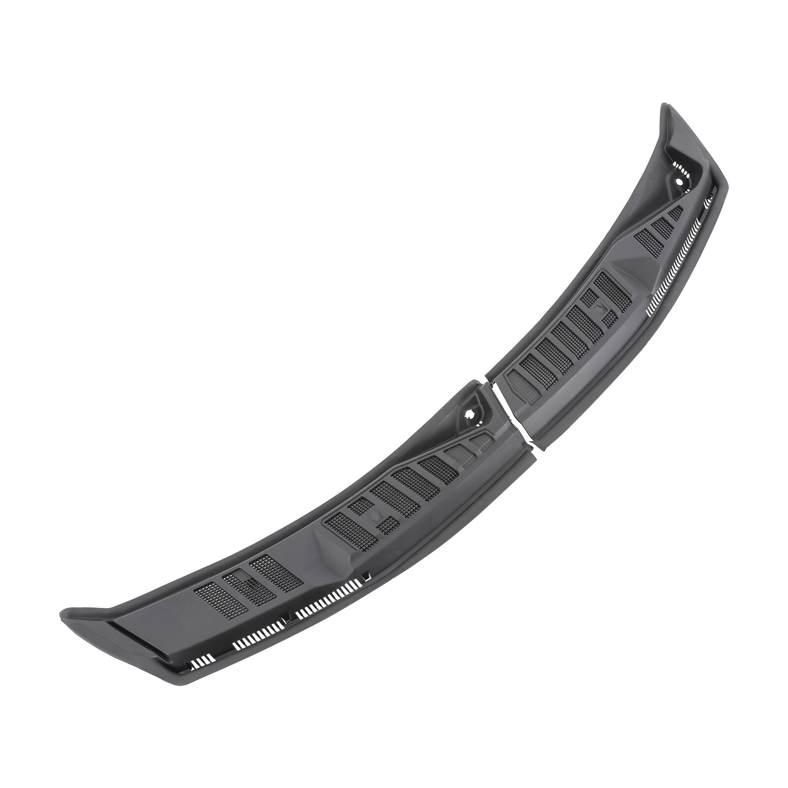 Windshield Wiper Cowl Grille for Ford F-150 2015-2020 Black Plastic Rubber