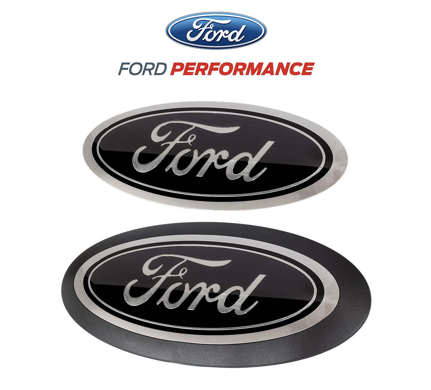 2018-2023 Ford F150 No Camera OEM Front Grille Rear Tailgate Emblems Black