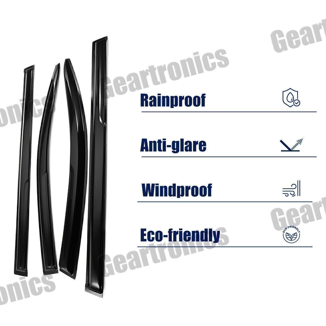 For Toyota Sienna 2011-2019 Window Visor Rain Guard Deflector Vent Sun Shades*