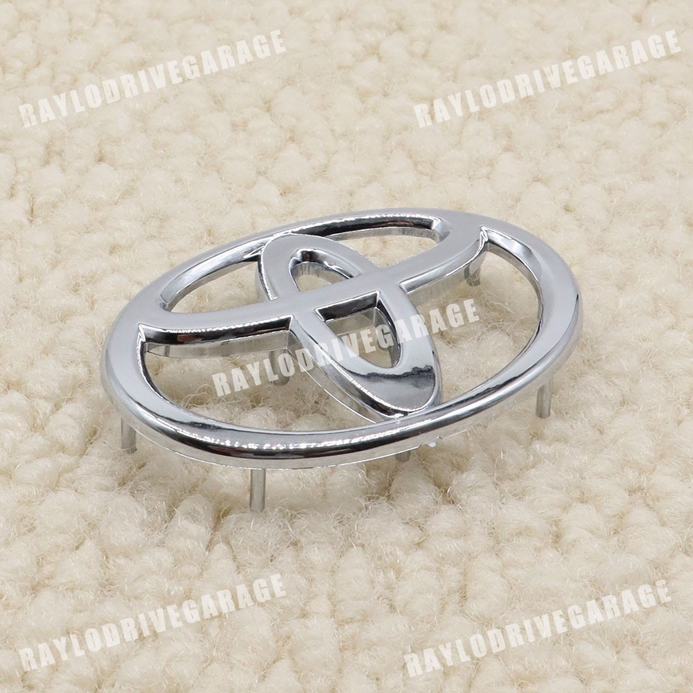 Silver Steering Wheel Emblem Ornament For Camry Tacoma Highlander 4Runner Tundra