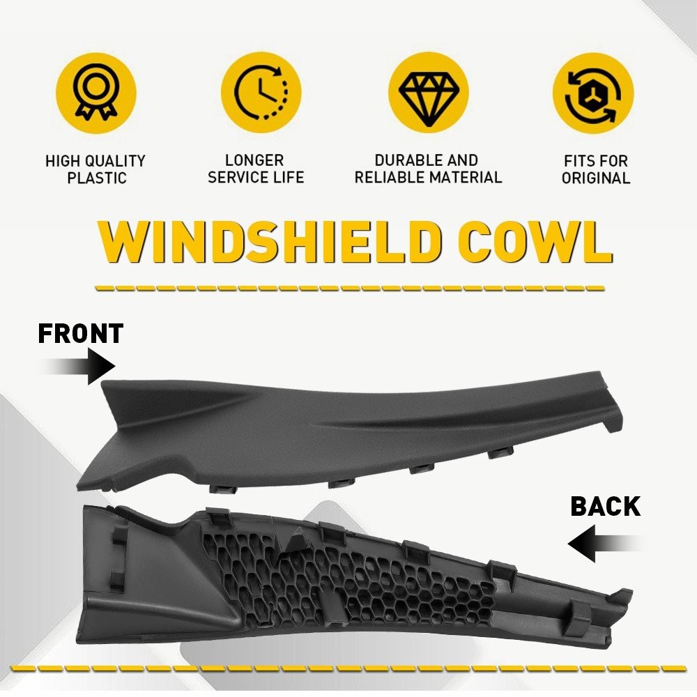 Windshield Wiper Cowl Extension Trim Left Fits 2013 14-2020 issan Pathfinder EXC
