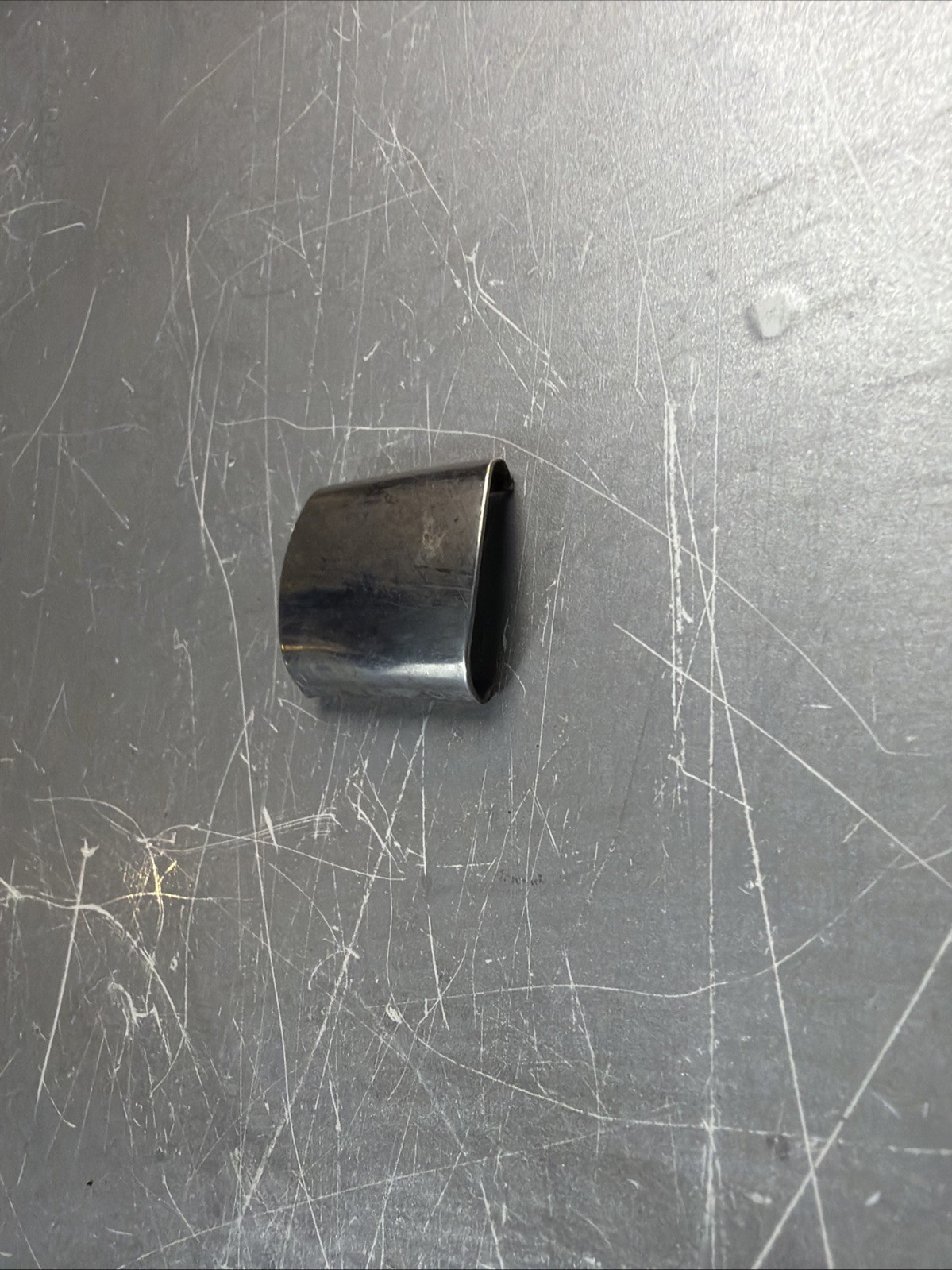 mercury custom chrome trim connector bottom windshield 1955