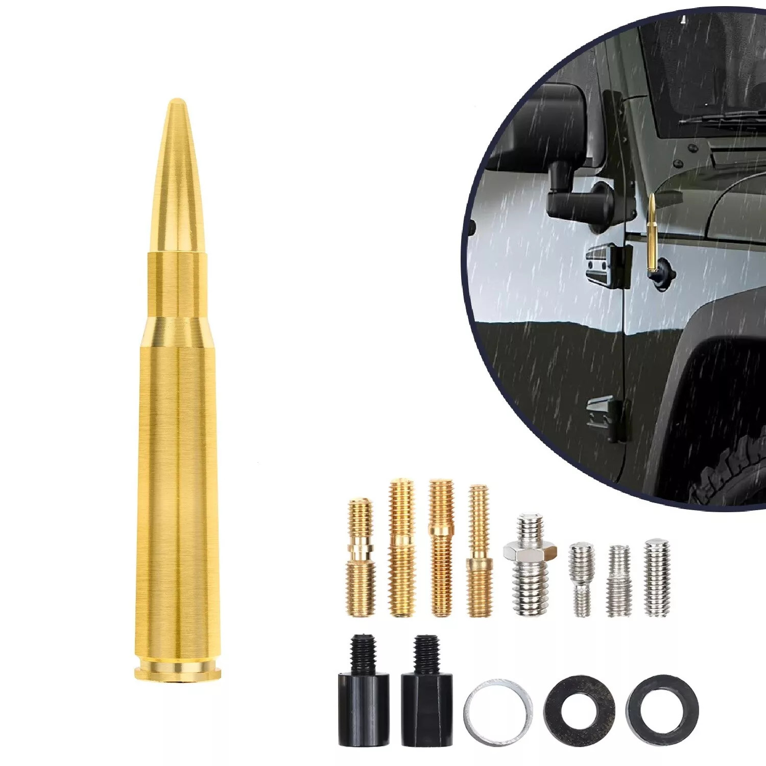 5.3INCH CAR BULLET ANTENNA For Nissan Titan Frontier Rogue Juke Leaf Murano Car