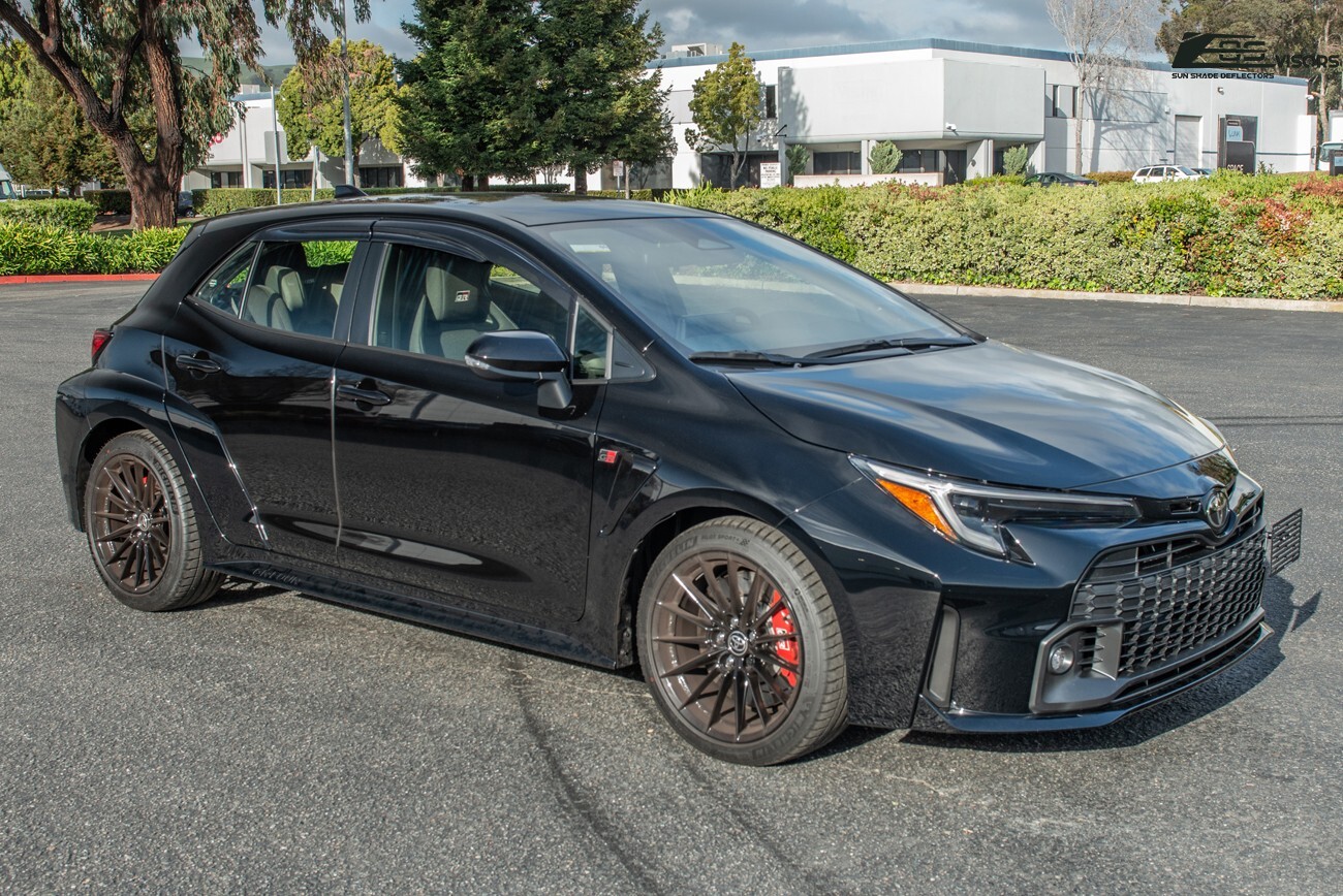 EOS Visors For 19-Up Toyota Corolla Hatchback Mugen Style Side Window Rain Guard
