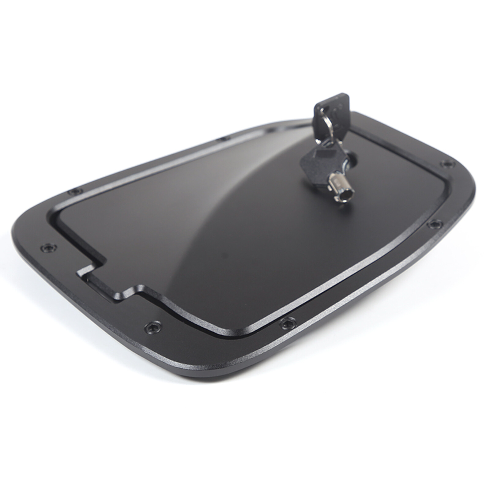 Gas Cap Cover Fuel Filler Door Fuel Tank cover W/ Lock For Toyota Tacoma 2016-22
