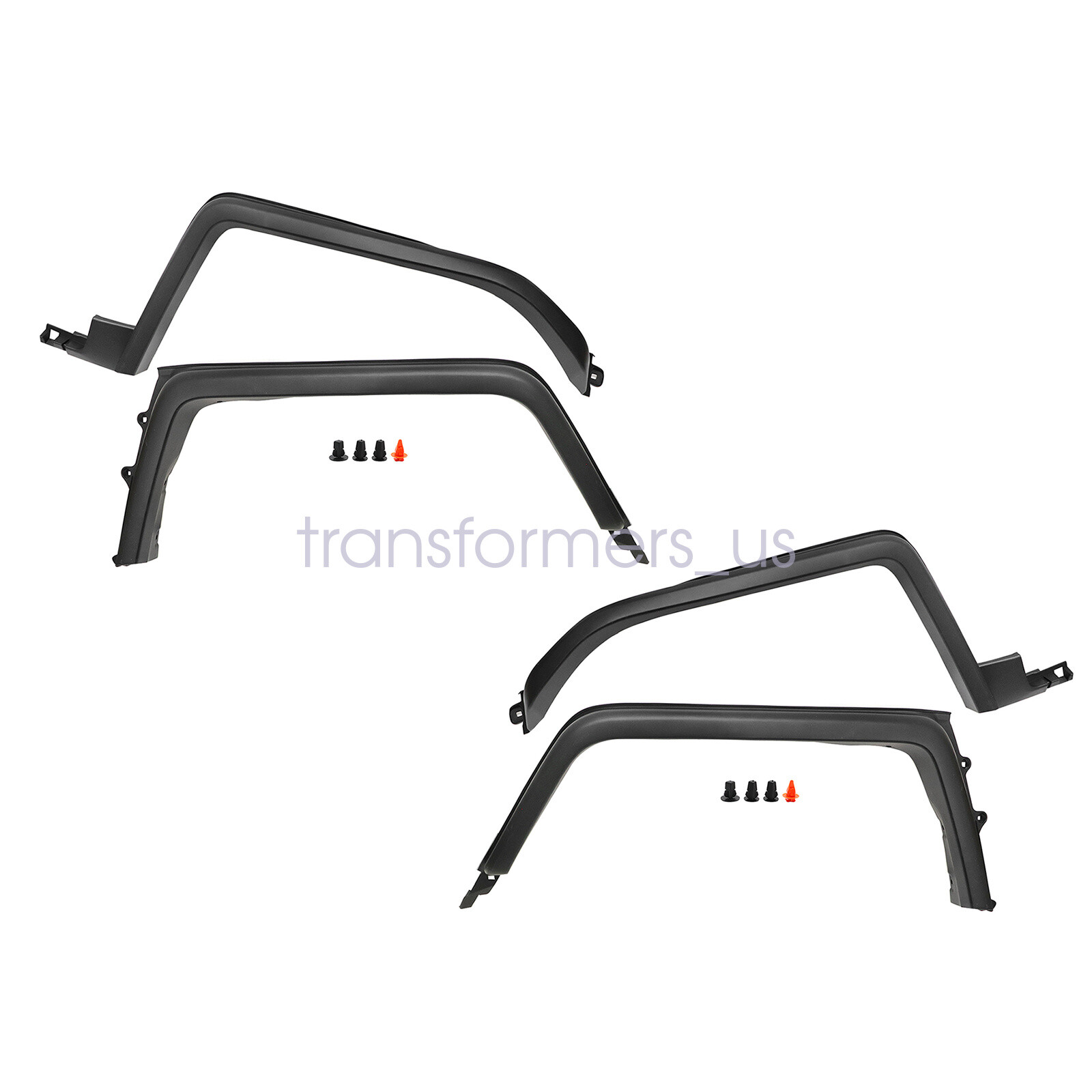 FRONT & REAR LEFT& RIGHT FLARE MOLDING FITS FOR 2007-2014 TOYOTA FJ CRUISER NEW
